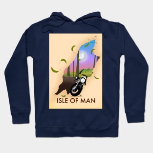 Isle of Man Travel poster Hoodie